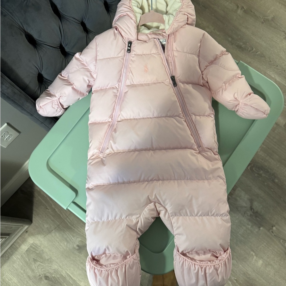 Ralph Lauren Baby Girl Puffer Bunting (6M) - Brand New Never Worn